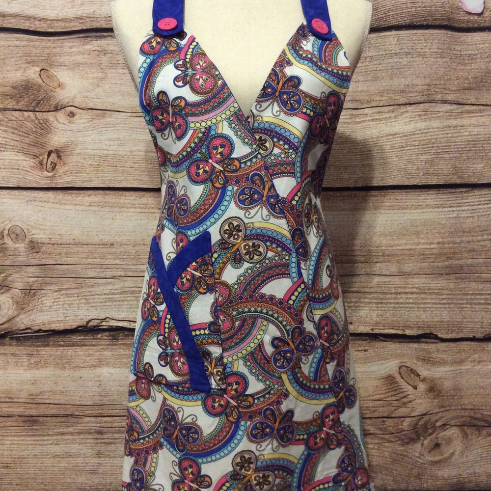 Ladies retro cafe style apron